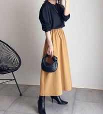 BELLUNA（ベルーナ）の「ドッキングデザインロングワンピース（ドッキングワンピース）」