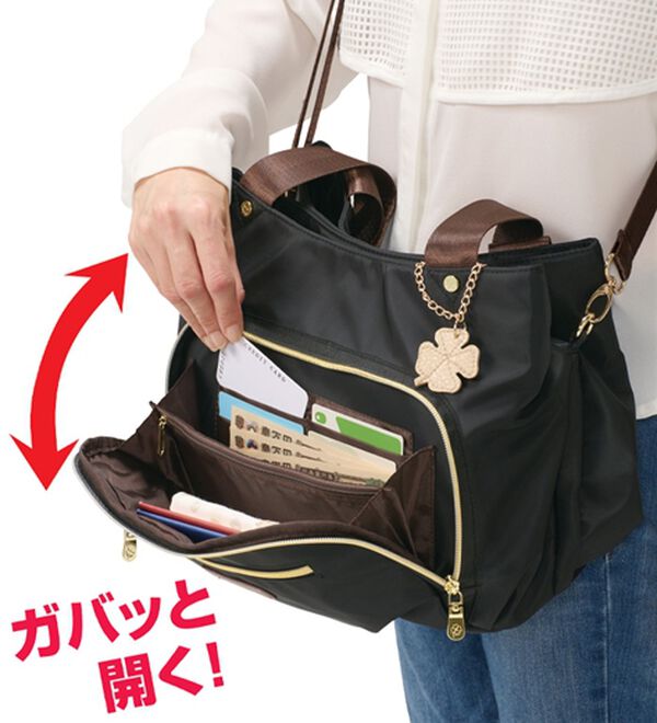 「整理収納１０ポケット軽量バッグ（その他バッグ）」｜詳細画像