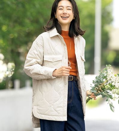 ルフラン（ルフラン）の「ゆったりが可愛い今どきキルトジャケット（その他ジャケット）」