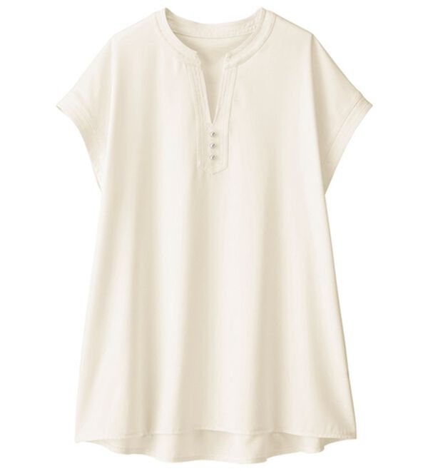 RANAN（ラナン）の「ひんやり！スキッパーブラウス（ブラウス）」｜詳細画像