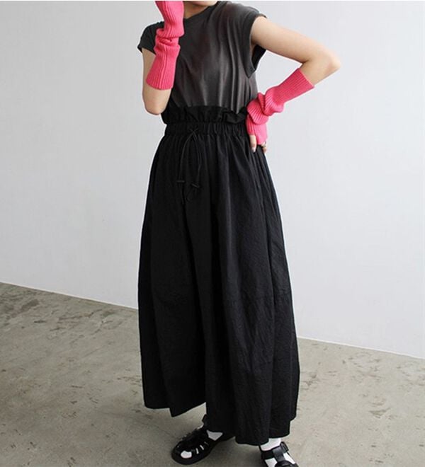 GeeRA（ジーラ）の「ウエストドロストドッキングワンピース（ドッキングワンピース）」｜詳細画像