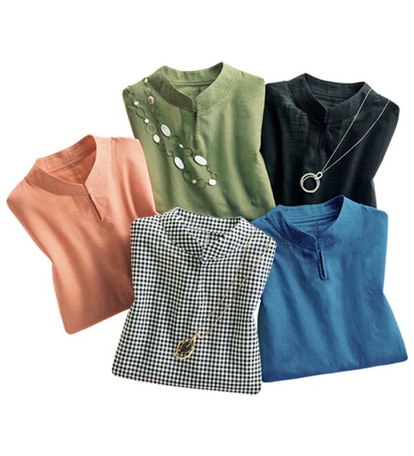 ルフラン（ルフラン）の「＜マジックスリム＞二の腕ほっそり見せブラウス（ブラウス）」｜詳細画像