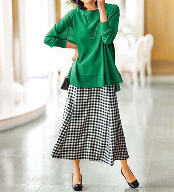 BELLUNA（ベルーナ）の「サラッと爽快！シアー素材ゆったりアンサンブル（アンサンブル）」｜詳細画像