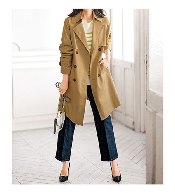 BELLUNA（ベルーナ）の「肩ボタン使いボーダーニットプルオーバー（ニット・セーター）」｜詳細画像