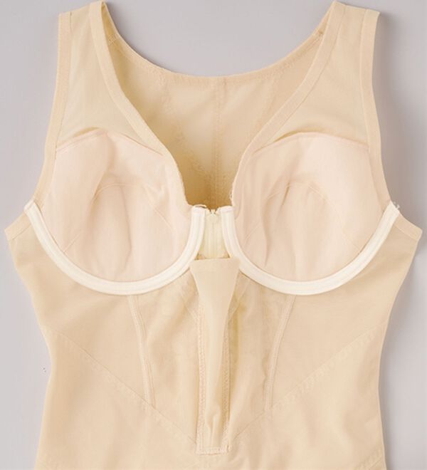 「【２色組】姿勢整うスッキリボディスーツ（ボディスーツ・シェイパー）」｜詳細画像