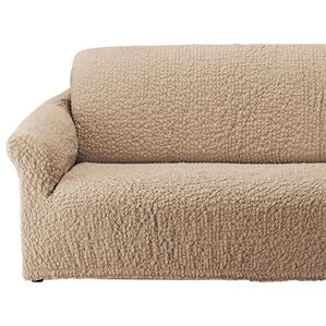 「抗菌防臭付タテヨコ伸縮フィット式ソファカバー（ソファーカバー）」｜モカ