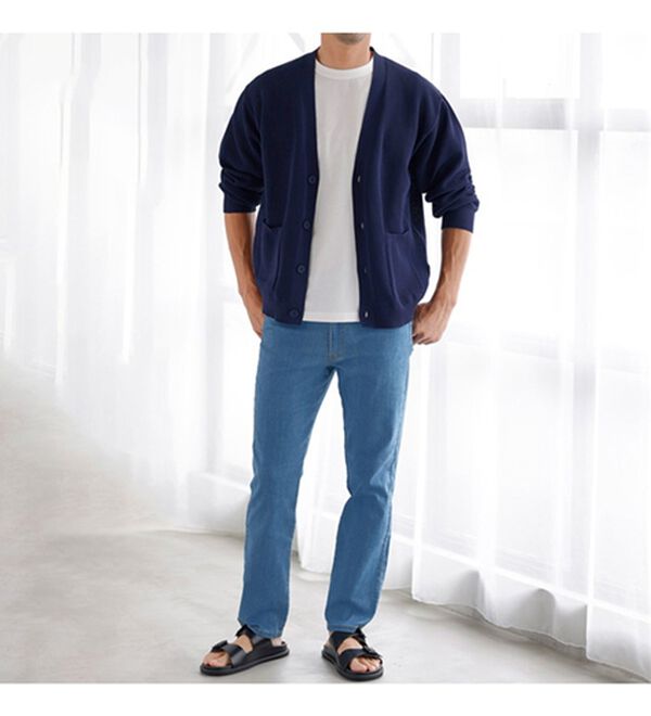 「涼感・軽量サマーカーディガン（メンズカーディガン）」｜詳細画像