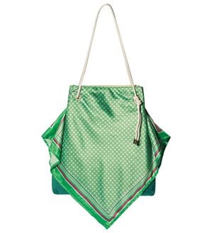 RANAN（ラナン）の「＜キャセリーニ＞スカーフバッグ（その他バッグ）」｜グリーン系