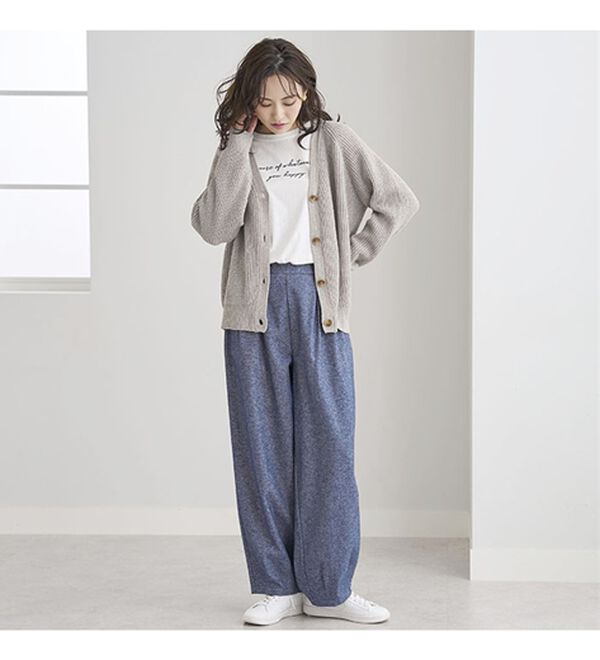 BELLUNA（ベルーナ）の「綿１００％ゆったりパンツ（フルレングスパンツ）」｜詳細画像