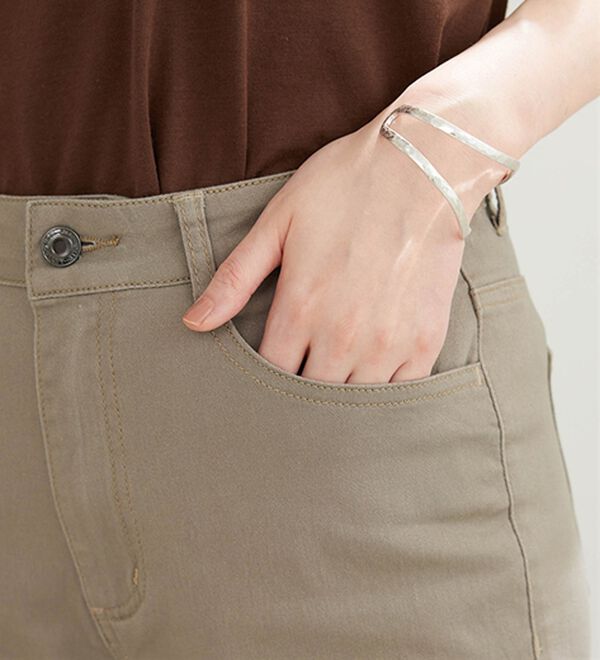 BELLUNA（ベルーナ）の「太すぎなくて「ちょうどいい！」ワイドストレートパンツ（フルレングスパンツ）」｜詳細画像