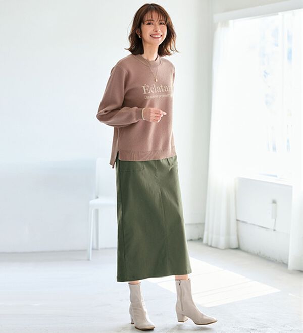 BELLUNA（ベルーナ）の「走れる！体型カバーナロースカート（ロングスカート）」｜詳細画像