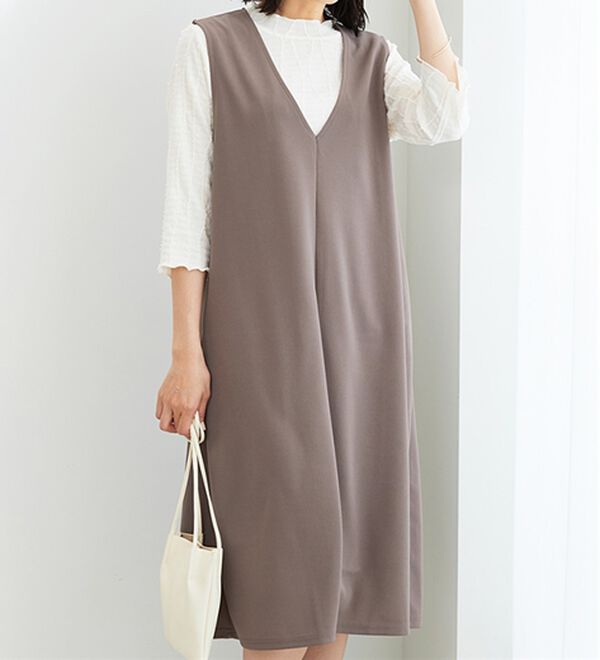 BELLUNA（ベルーナ）の「【2点セット】ジャカードプルオーバー＆ジャンスカセット（アンサンブル）」｜詳細画像