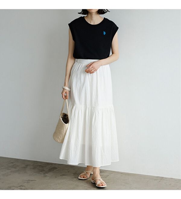 GeeRA（ジーラ）の「フレアーボリュームマキシスカート（ロングスカート）」｜詳細画像