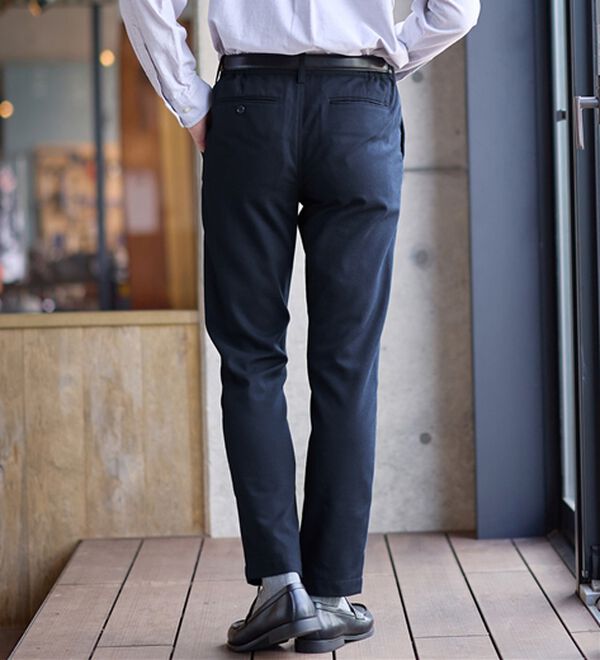 REMEN'S（リメンズ）の「起毛やわらかテーパードパンツ（メンズフルレングスパンツ）」｜詳細画像
