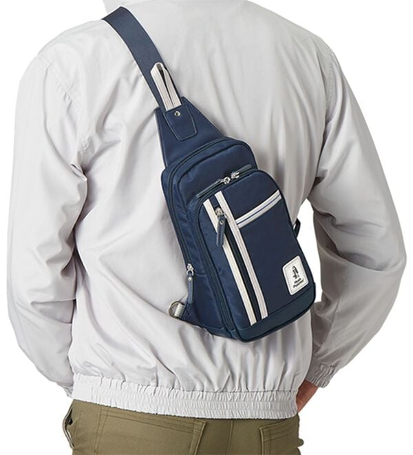 「＜ハッシュパピー＞配色デザインバッグ（メンズボディバッグ・ウエストポーチ）」｜詳細画像