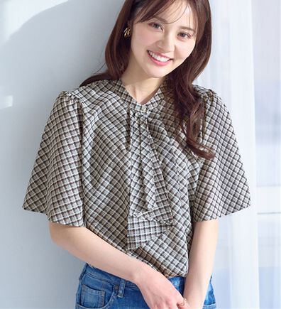 alotta（アロッタ）の「大人上品スカーフタイブラウス（ブラウス）」