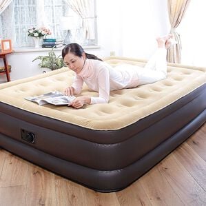 a153-40 エアーヨーン　電動エアベッド　ダブルサイズ　未使用 エアーヨーンはたった3分自動でふくらむエアーベット