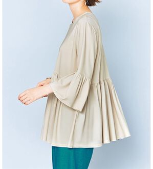 ストレッチ素材ティアードトップス - ベルーナ【公式】