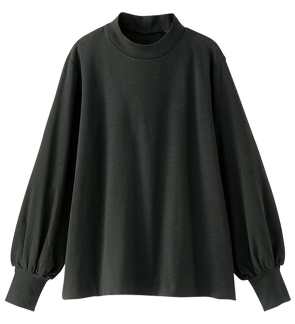 BELLUNA（ベルーナ）の「艶やかコットン１００％プルオーバー（カットソー）」｜詳細画像