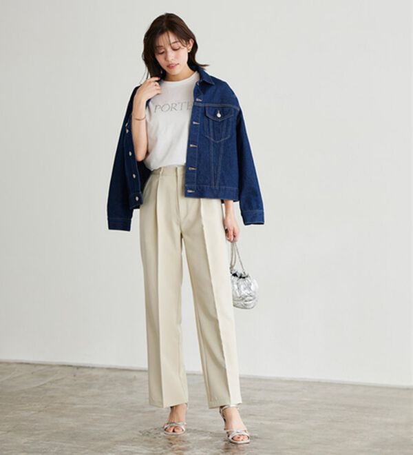 Pierrot（ピエロ）の「【イージーケア】選べるロゴＴシャツ（Tシャツ）」｜詳細画像