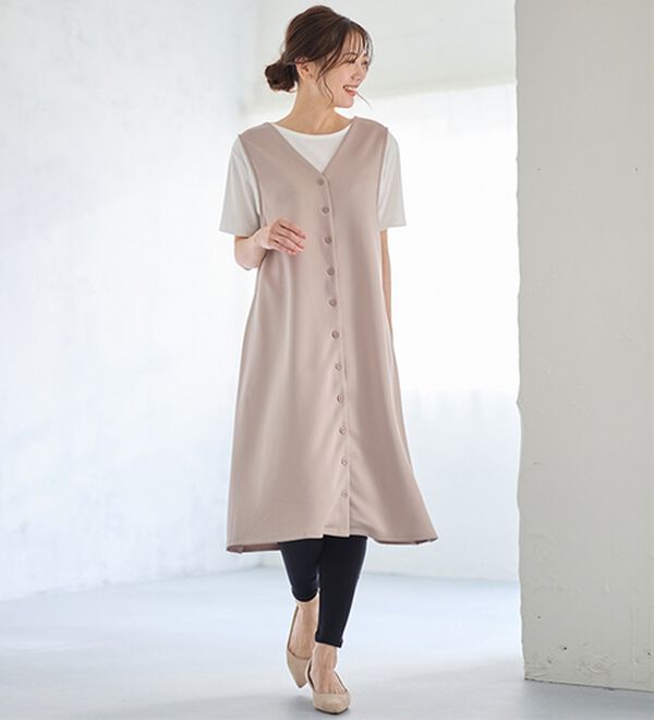 LAVIENNE（ラヴィエンヌ）の「選べる丈がうれしい綿１００％スパッツ（肌着・インナーウェア）」｜詳細画像