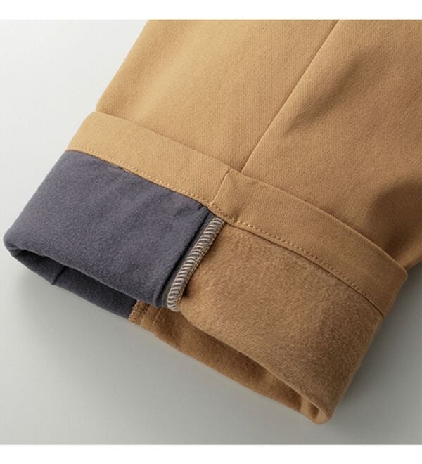 「＜コムルヴァン・オム＞こっそり裏中わたスマートパンツ（メンズフルレングスパンツ）」｜詳細画像