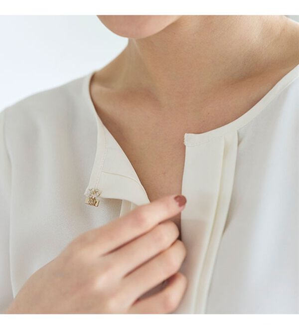 GeeRA（ジーラ）の「フロントタックフレアースリーブブラウス（ブラウス）」｜詳細画像