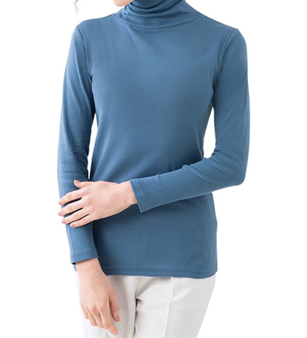 LAVIENNE（ラヴィエンヌ）の「綿１００％のび～るタートルネック（肌着・インナーウェア）」｜詳細画像