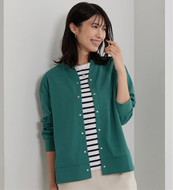 BELLUNA（ベルーナ）の「ジョーゼット素材スキッパーカーディガン（その他カーディガン）」｜詳細画像