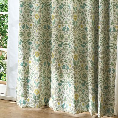 「簡単！素敵にコーディネート機能レース付『プリム』（ドレープカーテン）」