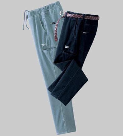 「＜リーボック＞軽快ランデニム（メンズデニムパンツ）」