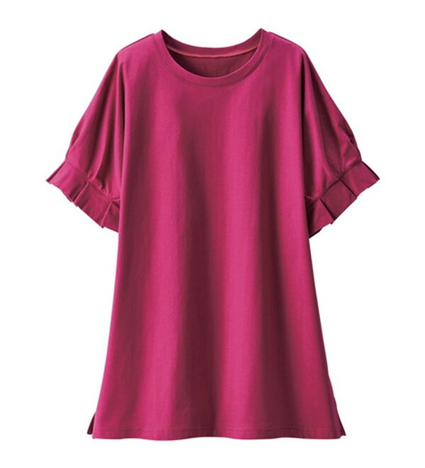 ルフラン（ルフラン）の「二の腕ほっそりひんやりカットソー（カットソー）」｜詳細画像