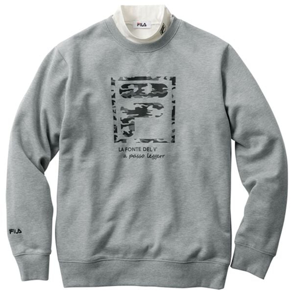 「【２点セット】＜フィラ＞コーデ済トレーナー（メンズトレーナー）」｜グレー