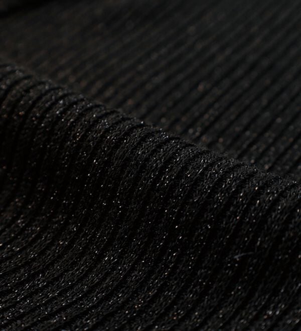 BELLUNA（ベルーナ）の「ラメ調リブ素材ペプラムカーディガン（ニットカーディガン）」｜詳細画像