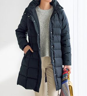 HERG1 エルグワン 　ロングダウンコート HERG1（エルグワン）の「ユニセックス ウェイティングパデッド