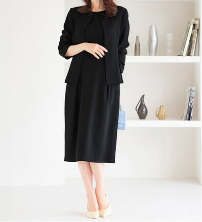 RANAN（ラナン）の「【２点セット】ノーカラージャケットワンピースセット（パンツスーツ）」