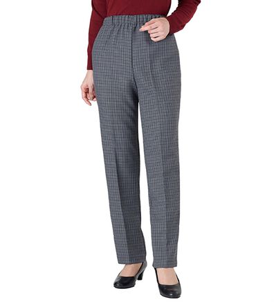 「日本製　ウール調総ゴムパンツ（フルレングスパンツ）」