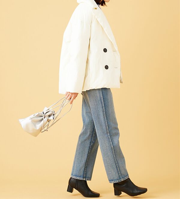 BELLUNA（ベルーナ）の「中わたショート丈ピーコート（ショートコート）」｜詳細画像