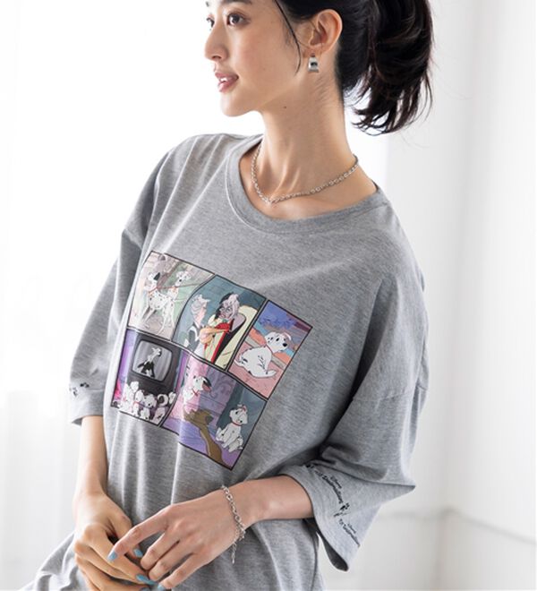 「＜Ｄｉｓｎｅｙ＞ディズニー映画ＰＨＯＴＯ風Ｔシャツ（チュニック）」｜詳細画像