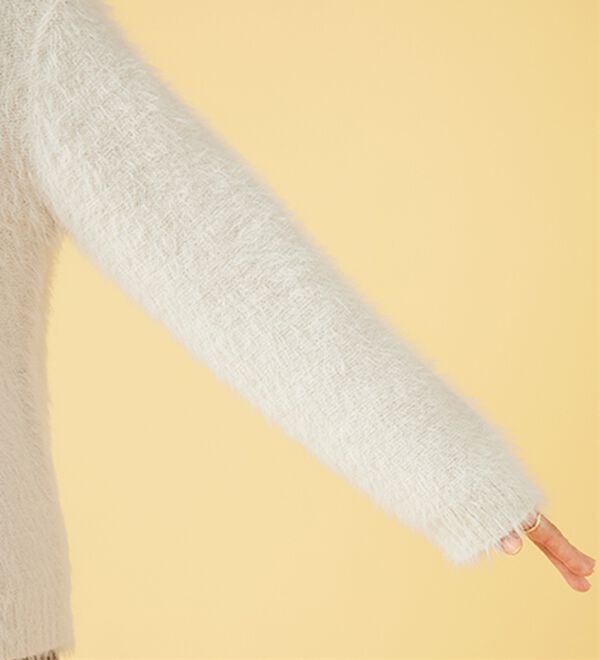 BELLUNA（ベルーナ）の「ふわふわシャギープルオーバー（ニット・セーター）」｜詳細画像