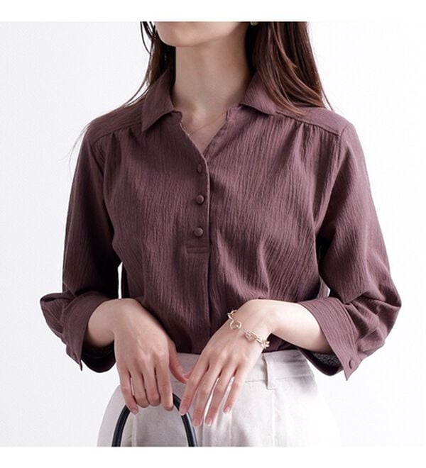 ルフラン（ルフラン）の「さらっと涼やかブラウス（ブラウス）」｜詳細画像