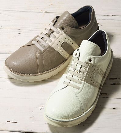 「履きやすさに驚き！日本製こだわりカジュアルシューズ（メンズスニーカー）」