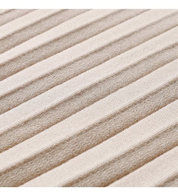 GeeRA（ジーラ）の「プリーツ編フレンチスリーブリブトップス（ニット・セーター）」｜詳細画像