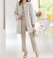 BELLUNA（ベルーナ）の「【３点セット】カラーファンシージャケットパンツ３点セット（その他スーツ）」