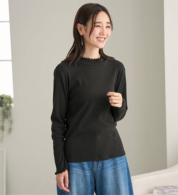 BELLUNA（ベルーナ）の「《ＨｕｇＲｅａｍコットン》メロウリブプルオーバー（カットソー）」｜詳細画像