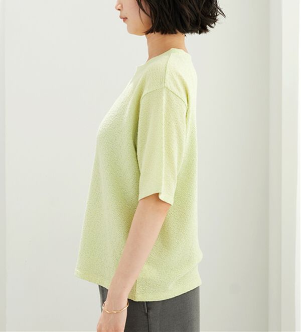 BELLUNA（ベルーナ）の「ジャカード素材プルオーバー（カットソー）」｜詳細画像