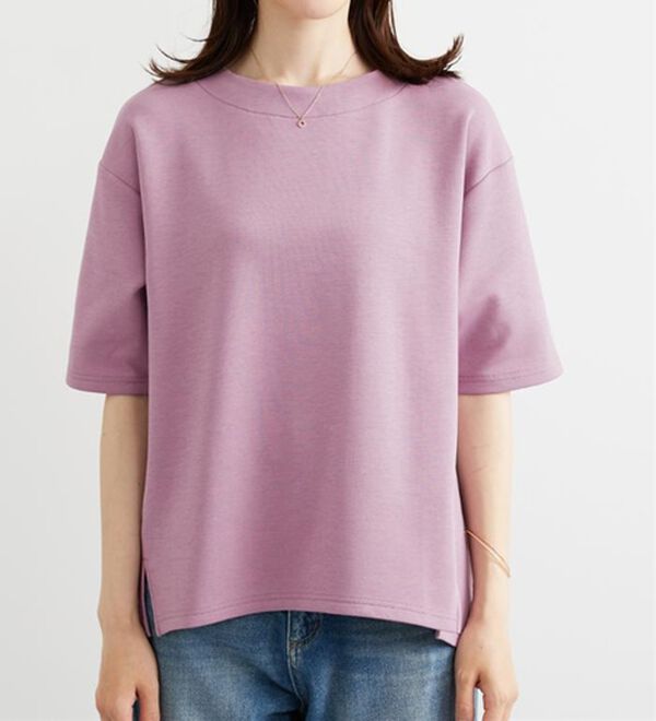 BELLUNA（ベルーナ）の「とろりん触感！ゆったりプルオーバー（カットソー）」｜詳細画像