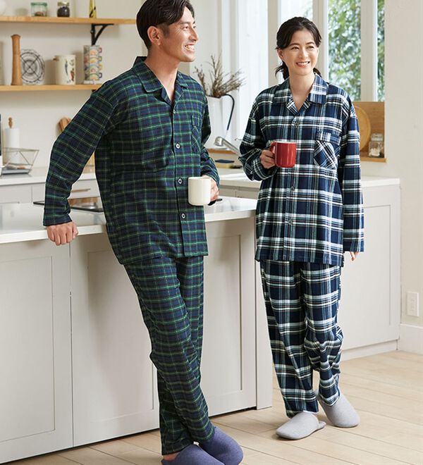 日本製わたに包まれる無撚糸パジャマ - ベルーナ【公式】