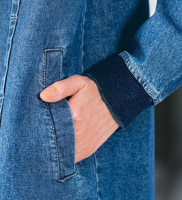 ルフラン（ルフラン）の「すらり見えのデニムブルゾン（ブルゾン）」｜詳細画像