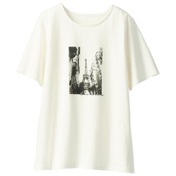BELLUNA（ベルーナ）の「ひんやリッチコットン大人のプリントＴシャツ（Tシャツ）」｜詳細画像